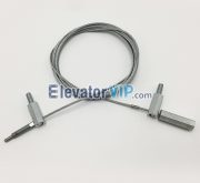 Otis SKY Elevator Door Wire Rope 900mm, OTIS Elevator AT120 Car Door Rope, FAA712AK5