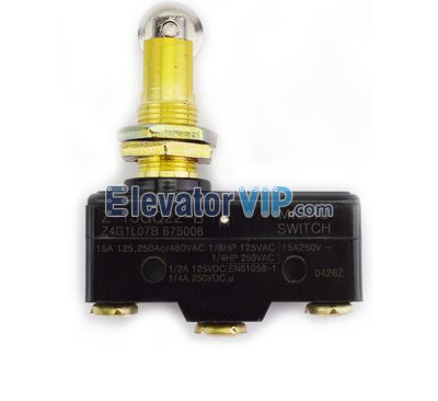 Otis Elevator Spare Parts Z-15GQ22-B Power Switch XAA177BV2, OTIS Elevator Z-15GQ22-B Limited Switch, Elevator Snap Action Switches, Elevator Snap Action Switches, Snap Action Limit Switch Plunger Supplier, Elevator IP00 Snap Action Limit Switch Exporter, Snap Action Limit Switch Wholesaler, Cheap OTIS Limit Switch Online