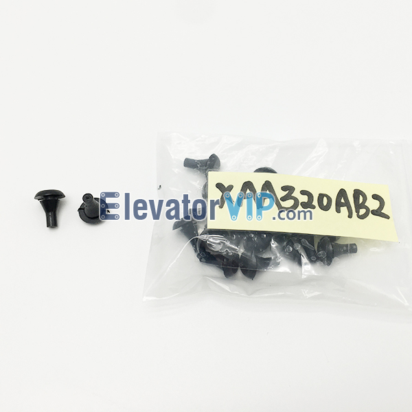 Otis Elevator DO2000 Hall Door Rubber Cushion, Otis Elevator Landing Door Bumper, XAA320AB1, XAA320AB2, XAA320CA1