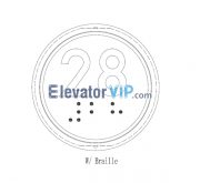 Otis Elevator Spare Parts BR34C(B) Braille Button XAA323DD998, Elevator COP Braille Button, Elevator BR34C(B) Braille Button Online, OTIS Elevator COP Braille Button Supplier, Cheap Elevator COP Braille Button for Sale, Elevator Hall Calling Board Button BR34C(B) Braille, Elevator Hall Calling Board Braille Button Manufacturer, Wholesale Elevator Hall Calling Board Braille Button, Elevator Hall Calling Board Braille Button Factory