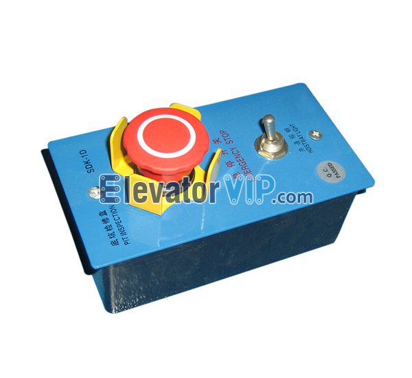 Elevator Pit Inspection Box, Elevator Inspection Box Device SDK-1D, Elevator Pit Inspection with Four Claw Yellow Emergency Stop Button, Elevator Pit Inspection with Hoistway Light, XIZI OTIS Elevator Pit Inspection, Elevator Pit Inspection Box Supplier, Elevator Pit Inspection Box Manufacturer, Elevator Pit Inspection Box Factory, Elevator Pit Inspection Box Wholesaler, Elevator Pit Inspection Box Exporter, Cheap Elevator Pit Inspection Box in China, XCA23750J4