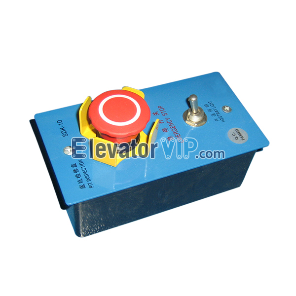 Elevator Pit Inspection Box, Elevator Inspection Box Device SDK-1D, Elevator Pit Inspection with Four Claw Yellow Emergency Stop Button, Elevator Pit Inspection with Hoistway Light, XIZI OTIS Elevator Pit Inspection, Elevator Pit Inspection Box Supplier, Elevator Pit Inspection Box Manufacturer, Elevator Pit Inspection Box Factory, Elevator Pit Inspection Box Wholesaler, Elevator Pit Inspection Box Exporter, Cheap Elevator Pit Inspection Box in China, XCA23750J4