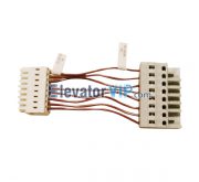 Elevator CEIB Electric Wiring Loom Harness, Elevator Wiring Loom Harness for MCSS Encoder Board, Lift Frequency Inverter Communication Cable,  DAA174ACM7