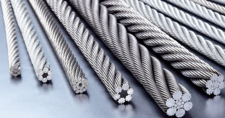 Elevator accessories - selection of steel rope