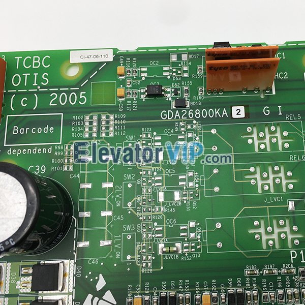 Otis Elevator TCBC PCB, GDA26800KA2, GCA26800KA2, GDA610AAH1