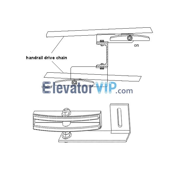 Escalator Chain Tension Device 16A, Escalator Chain Tension Device (Upper Half), Drive Chain Control Device for Duplex Chain, Drive Chain Control Device for XIZI OTIS Escalator, Escalator Chain Tension Device Supplier, Escalator Chain Tension Device Manufacturer, Escalator Chain Tension Device Exporter, Wholesale Escalator Chain Tension Device, Escalator Chain Tension Device Factory Price, Cheap Escalator Chain Tension Device for Sale, Buy Quality & Original Escalator Chain Tension Device Online, XAA283BFZ1