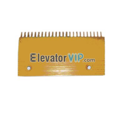 Escalator Comb Plate 24 Teeth PC Material, Escalator Comb Plate Yellow, Escalator Comb Plate Length 205.8mm, OTIS Escalator Comb Plate, Escalator Comb Plate Supplier, Escalator Comb Plate Manufacturer, Escalator Comb Plate Exporter, Cheap Escalator Comb Plate for Sale, Wholesale Escalator Comb Plate, Escalator Comb Plate Factory Price, XAA453C4