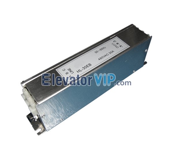 Elevator HL-30EB Noise Filter, Elevator Noise Filter 50/60Hz 480VAC 30A, XIZI OTIS Lift Filter, Elevator Noise Filter Supplier, Elevator Noise Filter Manufacturer, Elevator Noise Filter Factory Price, Elevator Noise Filter Exporter, Wholesale Elevator Noise Filter, Cheap Elevator Noise Filter for Sale, Buy Quality & Original Elevator Noise Filter Online, XAA657M1