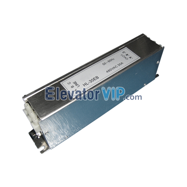 Elevator HL-30EB Noise Filter, Elevator Noise Filter 50/60Hz 480VAC 30A, XIZI OTIS Lift Filter, Elevator Noise Filter Supplier, Elevator Noise Filter Manufacturer, Elevator Noise Filter Factory Price, Elevator Noise Filter Exporter, Wholesale Elevator Noise Filter, Cheap Elevator Noise Filter for Sale, Buy Quality & Original Elevator Noise Filter Online, XAA657M1