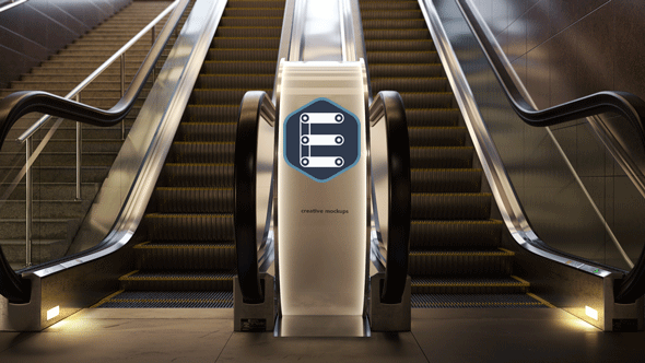 What is the principle that escalators only start when people taken?