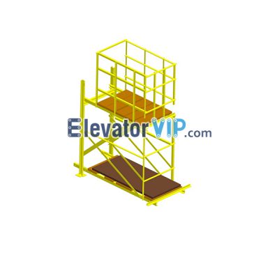 Temporary elevator hoistway working platform, Working Platform for Elevator Hoistway, Working Platform in Hoistway, Elevator Hoistway Working Platform Supplier, especial equipment for elevator install in hoistway, XAA27AAC1, XWE221D04