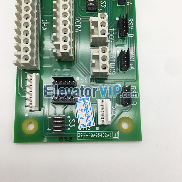 Otis Elevator Car Top Interface Board, FBA25402AJ1, FAA25402AJ1