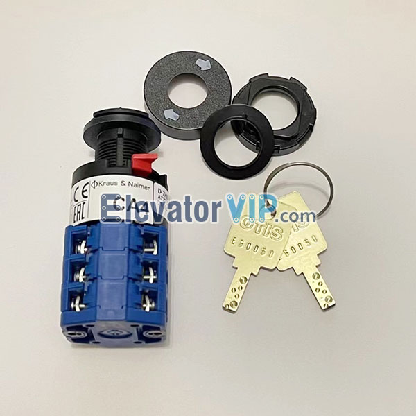 OTIS Escalator Power Key Switch, OTIS Escalator Power Supply Switch, 506 Escalator Switch CA4, GAA177HR1, GAB26220AM5, D-7H87*01