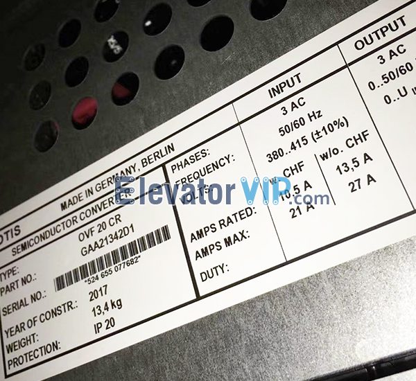 OTIS Elevator Frequency Inverter OVF20, Elevator Frequency Inverter OVF20, Elevator Frequency Inverter OVF20 Supplier, Elevator Frequency Inverter OVF20 Manufacturer, Wholesale Elevator Frequency Inverter OVF20, Elevator Frequency Inverter OVF20 Factory Price, Elevator Frequency Inverter OVF20 Exporter, Cheap Elevator Frequency Inverter OVF20 Online, Buy Quality Elevator Frequency Inverter OVF20, 100% Original New Elevator Frequency Inverter OVF20, GAA21342D1