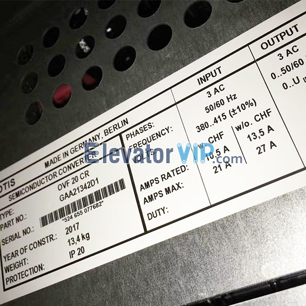 OTIS Elevator Frequency Inverter OVF20, Elevator Frequency Inverter OVF20, Elevator Frequency Inverter OVF20 Supplier, Elevator Frequency Inverter OVF20 Manufacturer, Wholesale Elevator Frequency Inverter OVF20, Elevator Frequency Inverter OVF20 Factory Price, Elevator Frequency Inverter OVF20 Exporter, Cheap Elevator Frequency Inverter OVF20 Online, Buy Quality Elevator Frequency Inverter OVF20, 100% Original New Elevator Frequency Inverter OVF20, GAA21342D1