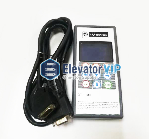 www.elevatorvip.com Functions of Thyssenkrupp Elevator Service Tool (Elevator Test Tool) DT-100
