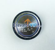 PB28Y311, KA313, Elevator Push Button, Lift Button DC24V, Elevator Push Button with Orange Red Light, Lift Push Button with Braille, Elevator Stainless Steel Push Button, 37mm Hole Elevator Button, Push Button with 4-Pin Wire Connector