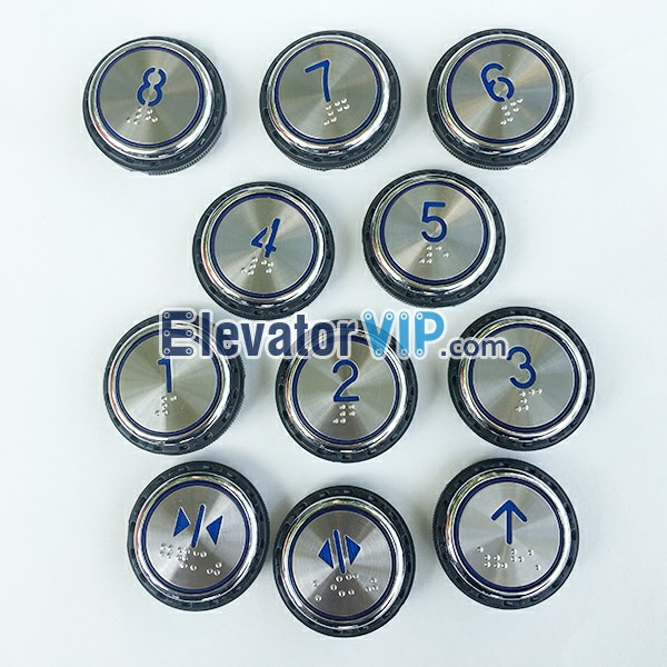 OTIS Elevator Push Button, PB29 JY0001 Push Button, OTIS Lift Push Button with Blue Light, Elevator Braille Character Push Button, Lift 37mm Hole Push Button, Elevator Push Button 4-Pin Connector Plug-in, Elevator Push Button Wire Cable, PB29Y311, Elevator Push Button with DC24V, PB29JY0001, Elevator Push Button Factory Price, Elevator Push Button Manufacturer