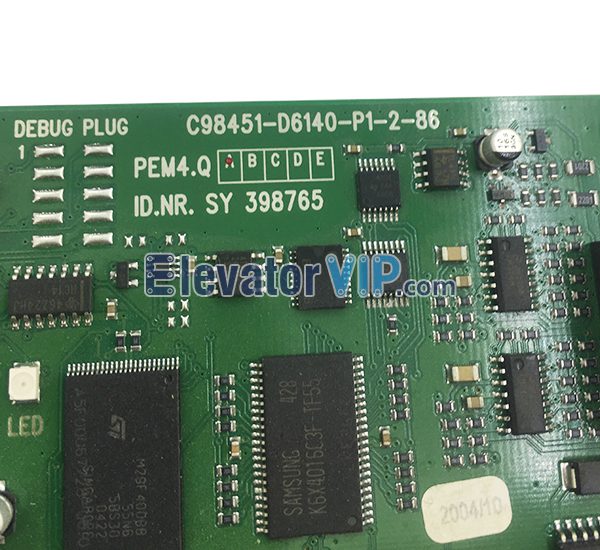 9300 Escalator Board, ID.NR.SY398765, C98451-D6140-P1-2-86, PEM4.QA