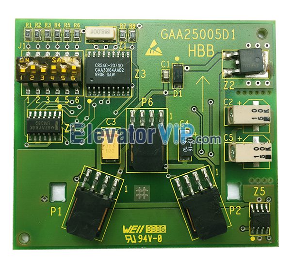 OTIS Remote Station Board, HBB Board, Lift HBB Printed Circuit Board, Elevator HBB PCB, OTIS Lift HBB Board Manufacturer, Cheap HBB Elevator Board, GAA25005D1, GAA25005D2, GBA25005D1, GBA25005D2, GBA610YZ1, GAA610YZ1, GAA30164AAB2