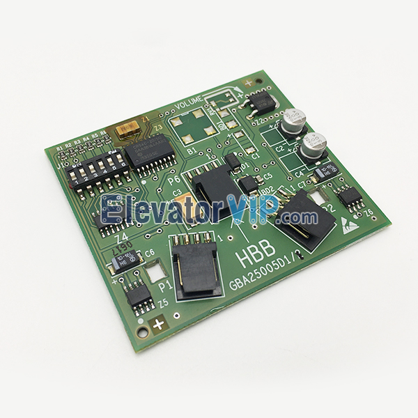 Otis Elevator HBB Board, Otis Elevator HBB Hall Call PCB, GBA25005D1, GBA25005D10, GAA25005D1, GBA25005D2, GBA610YZ1, GAA610YZ1