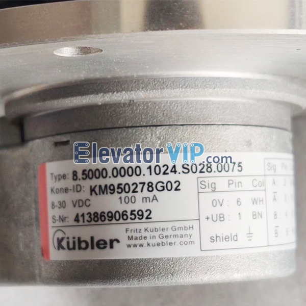 KONE Elevator Motor Encoder, KONE Rotary Encoder, Kubler Rotary Encoder, KM950278G02, KM950278G01, KONE Lift Rotary Encoder Manufacturer, Cheap KONE Elevator Encoder, Wholesale KONE Lift Rotary Encoder, Kubler Encoder Factory Price