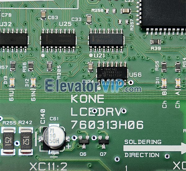 KONE Elevator PCB Board, KONE LCEDRV 760313H06, KONE Lift 385 Board, KM760310G01, KONE LCEDRV Board, LCEDRV760313H06, KONE Elevator PCB Board Manufacturer, KONE Elevator KM760310G01 Factory Price