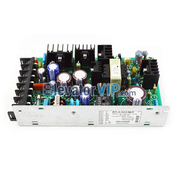 Mitsubishi Lift Control Cabinet Power Supply, Mitsubishi Elevator Power Supply, RT-3-522/MIT, RT-3-522 51W, TDK-Lambda Power Supply, X59LX-30, Elevator AC DC Converter, CEM-394V-0, X59LX-95, X59LX-26, X59LX-203, Elevator Power Supply Manufacturer, RT-3-522 Power Supply with Factory Price, Cheap Power Supply for Lift Control Cabinet