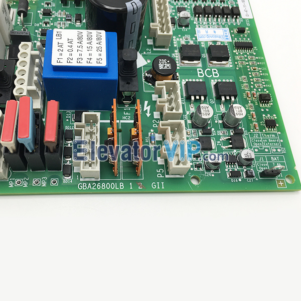 Otis GEN2 Elevator BCB Board, OTIS GEN2 Battery Brake Control PCB, GBA26800LB1, GBA26800LB2