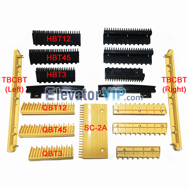 20pcs/Pack Escalator Step Yellow Demarcation SLBK-02 Plastic L Shape 