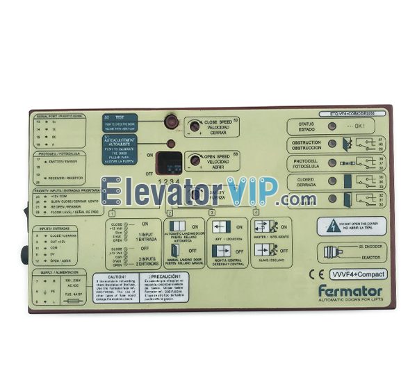 Fermator VVVF4+, Fermator VVVF5 Controller, Fermator Door Controller VVVF 5, Fermator +VF5 Door Inverter, Schindler Elevator Car Door Operator, Fermator VVVF4 Door Box, VVVF4+Compact, Fermator Automatic Doors for Lifts, Fermator Door Drive, Fermator Door Controller with Factory Price, Fermator Lift Door Inverter, Fermator Door Controller for Passenger Elevator, Fermator Door Inverter in United Kingdom