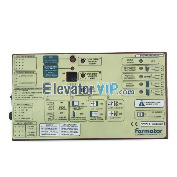 Fermator VVVF4+, Fermator VVVF5 Controller, Fermator Door Controller VVVF 5, Fermator +VF5 Door Inverter, SCH Elevator Car Door Operator, Fermator VVVF4 Door Box, VVVF4+Compact, Fermator Automatic Doors for Lifts, Fermator Door Drive, Fermator Door Controller with Factory Price, Fermator Lift Door Inverter, Fermator Door Controller for Passenger Elevator, Fermator Door Inverter in United Kingdom