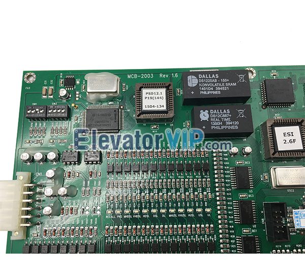 Hosting Elevator EMA PCB Board, Fuji Inverter PCB Board, Hosting Elevator PCB MCB-2003 Rev 1.6, LG Elevator Motherboard for Sale, LG Lift MCB-2003 Motherboard, MCB-2003, MCB-2003 Elevator Board, MCB-2003 Rev 1.2 Board, MCB-2003 Rev 1.5, MCB-2003 Rev1.6, SIGMA Elevator Main Board, MCB-2003 Board in Malaysia