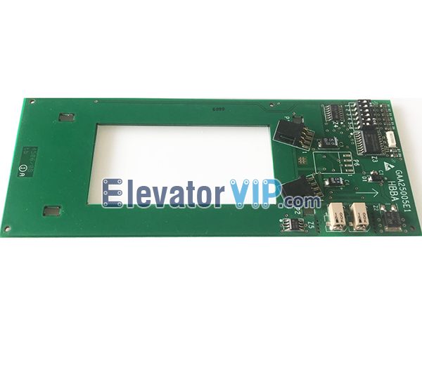 Original Otis Elevator Push Button Board, OTIS HOP Motherboard, GAA25005E1, GAA25005D1, GBA25005D1, Otis HBBA Board, Otis Lift Push Button PCB Board, Otis Elevator Display Push Button Board, Otis Push Button Used in Outbound Box, Otis Push Button Board Supplier