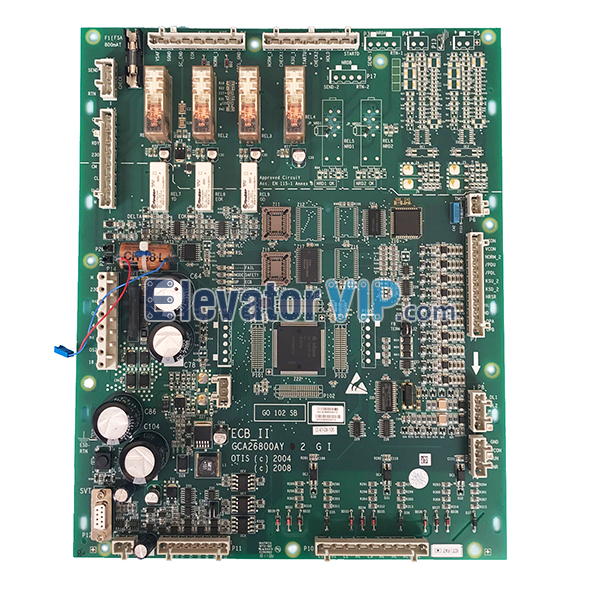 OTIS Escalator ECB-II Mainboard, OTIS Escalator ECBII PCB Board, Escalator Controller Board ECB_II, GDA610ZM1, GEA610ZM1, GCA26800AY1, GCA26800AY2, GDA26800AY1, OTIS ECB_II Board for Sale