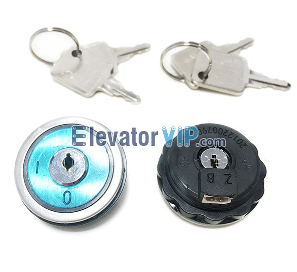 KONE Elevator COP Key Switch, KONE Lift LOP Keyswitch, OSS Key Switch, OCL Key Switch, KM747076G11, KONE Elevator Key Switch, Elevator Key Switch Supplier, Cheap Elevator Key Switch with Factory Price