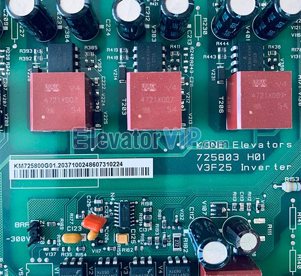 KONE Elevator Inverter Board, KONE Elevator Inverter Drive Board, Elevator Inverter Drive Board, V3F25 Inverter Board, V3F25 Inverter KONE, KONE V3F18 Inverter, KONE Elevator Inverter A2 PCB Board, KONE Elevator Inverter Motherboard Supplier, KM725800G01, 725803H01