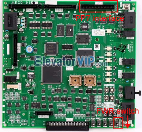 Mitsubishi Elevator KCD-911A PCB Board, Mitsubishi Lift KCD-912B Motherboard