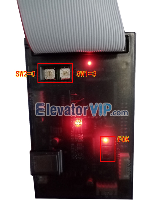 Mitsubishi Elevator MC Card FOK Indicator Light, Mitsubishi Elevator MTI Card Tool