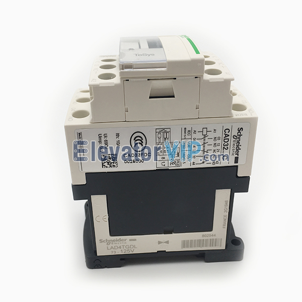 Cheap Original Schneider Contactor, Schneider Control Relay, Elevator Intermediate Control Relay, Lift Contactor, Schneider TeSys D Control Relay, Schneider Control Relay DC110V, Elevator DC110V Control Relay, Elevator Contactor Supplier, Elevator Control Relay Factory Price, CAD-32FDC, CAD32FDC, CAD32FD