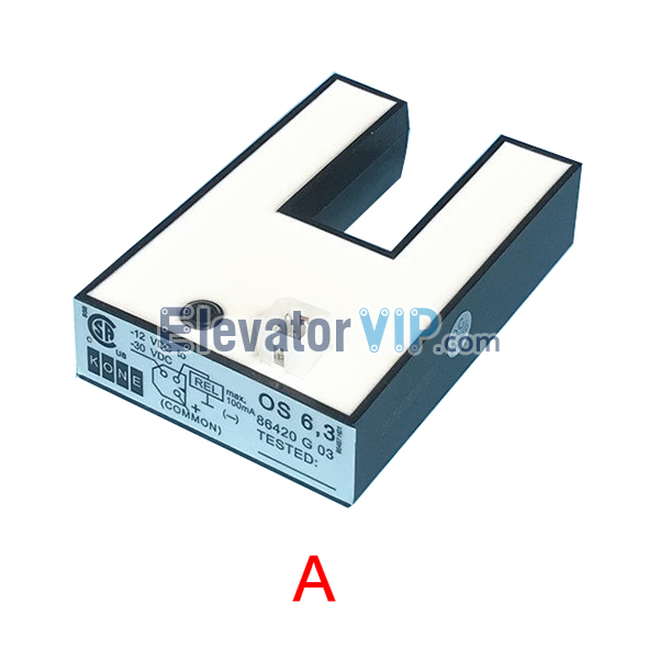 KONE Elevator Photoelectric Sensor, KONE Elevator Cabin Leveling Sensor, Lift Leveling Inductive Proximity Sensor, Elevator Leveling Inductive Proximity Switch, Elevator U Shape Sensor, TN.DS-25, Elevator Sensor PNP, Elevator Sensor NPN, KONE Elevator Sensor 61U, KONE Elevator Sensor 61N, KM86420G03, KM785150G01