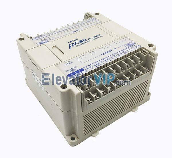 FATEK PLC, FATEK FBE-28MU Module, FBE-28MU, FBE-28MUT, FBE-28MU Programmable Controller, FBE-28MU PLC Programming Cable, Fuji Elevator Logic Controller, FATEK PLC Supplier, Cheap FATEK PLC with Factory Price, USB-FB-232P0-9F, FATEK RS232 Adapter