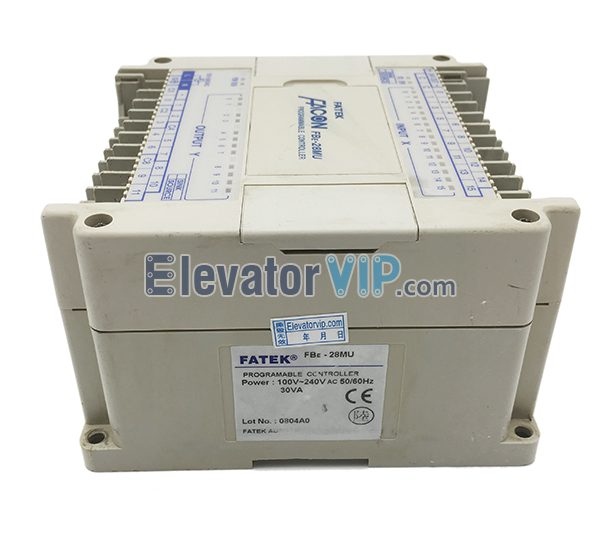 FATEK PLC, FATEK FBE-28MU Module, FBE-28MU, FBE-28MUT, FBE-28MU Programmable Controller, FBE-28MU PLC Programming Cable, Fuji Elevator Logic Controller, FATEK PLC Supplier, Cheap FATEK PLC with Factory Price, USB-FB-232P0-9F, FATEK RS232 Adapter