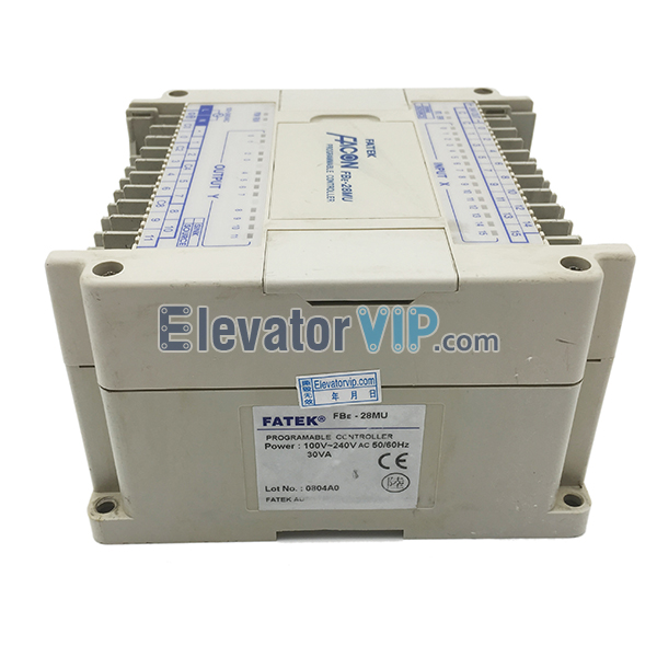 FATEK PLC, FATEK FBE-28MU Module, FBE-28MU, FBE-28MUT, FBE-28MU Programmable Controller, FBE-28MU PLC Programming Cable, Fuji Elevator Logic Controller, FATEK PLC Supplier, Cheap FATEK PLC with Factory Price, USB-FB-232P0-9F, FATEK RS232 Adapter