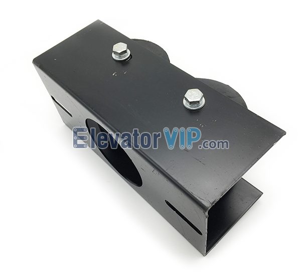 OTIS Elevator Compensation Chain Guide Device, Elevator Compensation Chain Guide Roller, Otis Compensation Chain Black Rubber Roller, Elevator Compensation Chain Anti-Sway Guide Device, OTIS Lift Compensation Chain Guide Device in Australia, Elevator Compensation Chain Guide Roller Supplier, Whole Set Elevator Compensation Chain Guide Unit