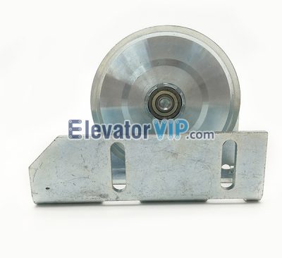 Elevator Door Rope Guiding Pulley, KONE Elevator Door Rope Pulley, KONE Lift AMD Door Rope Roller, KONE Steel AMD Diverting Pulley, Kone Door Operator Rope Pulley, KONE Elevator Door Rope Pulley 114mm, Elevator Door Rope Pulley Supplier, KONE Lift Door Rope Pulley in India, Kone Elevator AMD Door Rope Pulley Bracket