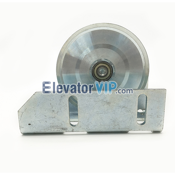 Elevator Door Rope Guiding Pulley, KONE Elevator Door Rope Pulley, KONE Lift AMD Door Rope Roller, KONE Steel AMD Diverting Pulley, Kone Door Operator Rope Pulley, KONE Elevator Door Rope Pulley 114mm, Elevator Door Rope Pulley Supplier, KONE Lift Door Rope Pulley in India, Kone Elevator AMD Door Rope Pulley Bracket