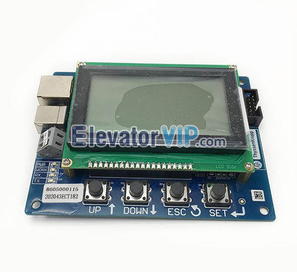 ThyssenKrupp Escalator Service Tool, Thyssen Escalator Diagnostic Tool, ThyssenKrupp Escalator Test Tool, Thyssen Escalator Debugger, Thyssen Escalator Error LCD Display Card, ECT-01-D, ECT-01-A Board Testing Tool, Escalator Service Tool Supplier, Thyssen Escalator Testing Tool in India
