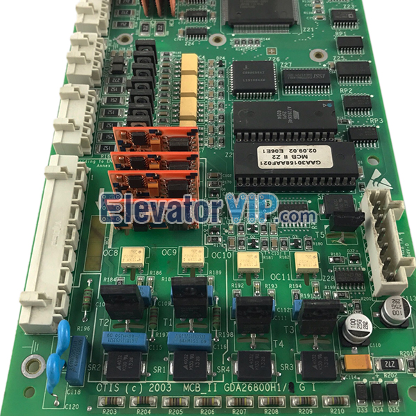 OTIS Elevator OVF20 Inverter Motherboard, OTIS Elevator OVF20 Drive Board, MCB-II Board, Otis MCB2 PCB, OTIS MCB_II Board, GBA26800H1, GBA26800H2, GCA26800H1, GCA26800H2, GDA26800H1, GDA26800H2