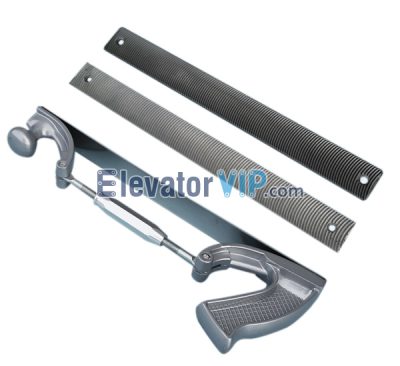 Elevator Guide Rail File Handle, Elevator Guide Rail File Holder, Lift Guide Rail Joints Grinding Tool, Escalator Step Wheel Tracks File Tool, Adjustable Flexible File Holder, Elevator Rail 12 Teeth File, Elevator Rail 14 Teeth File, Elevator Guide Rail File Supplier